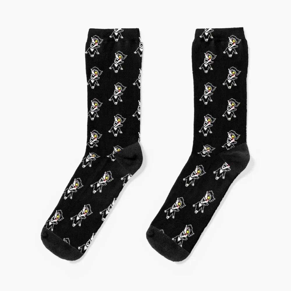 Spamton Pixel Socks Funny socks man hiphop