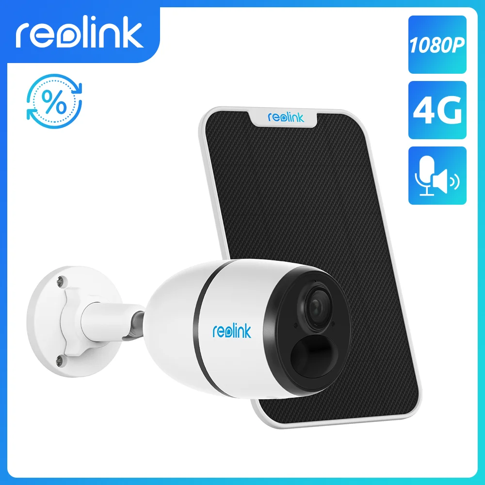 [Refurbished Battery Camera WiFi/4G] Reolink 1080p 2K IP camera WiFi Camere 4G Camera Battery Solar Powered Video Surveillance