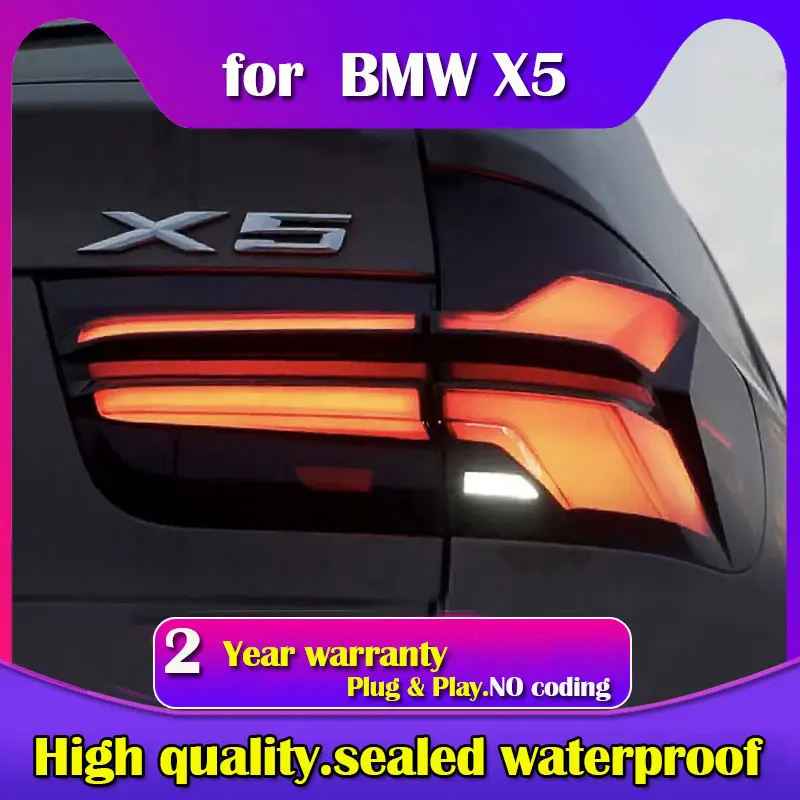 

For BMW X5 E70 LED Tail Lights 2007-2013 G05 style Rear lights DRL Dynamic turn signal Brake Reverse Fog lights Car Accessories