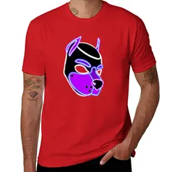 Custom Quick - Dry Purple Pup Graphic T - Shirt - Cute and Funny Design - S (Red)