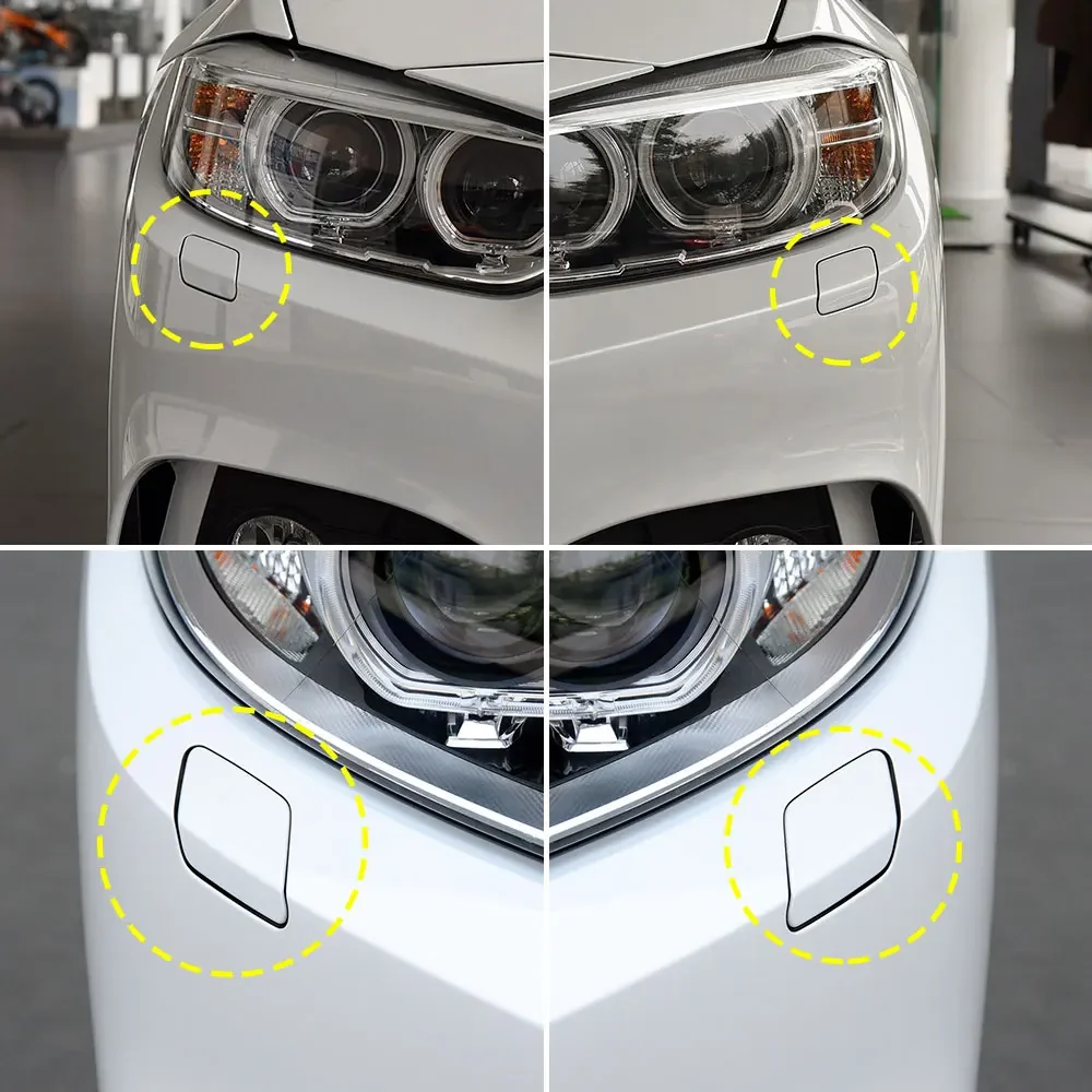 BMW 4 시리즈 420 425 430 440i BMW F32 F33 F36용 자동차 앞 범퍼 헤드램프 헤드라이트 세척 노즐 제트 커버 캡