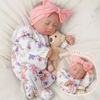 BABESIDE Reborn Baby Dolls Connie - 20 inch Soft Vinyl Realistic-Adorable Baby Doll Real Life Lifelike Baby Dolls with Complete 5