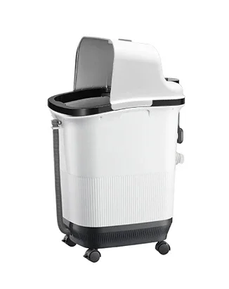 

Foot Bath Barrel over Calf Constant Temperature Heating Foot Bath Tub Automatic Massage High Depth over Knee Fumigation