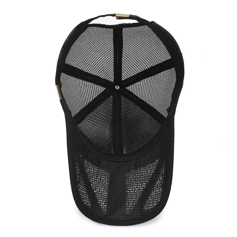 Men Women Summer Car Hollow Mesh Curved Brim Baseball Cap Outdoor Sport Climbing Fishing Sunscreen Sun Golf Hat B16