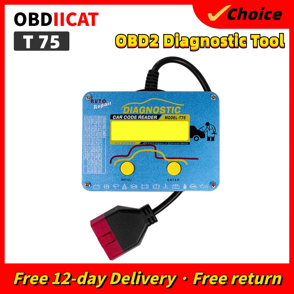 

Quicklynks T75 Professional Auto Code Reader For Work For Vo-lvo after 2001 All System Engine ABS SRS Diagnostic Scanner