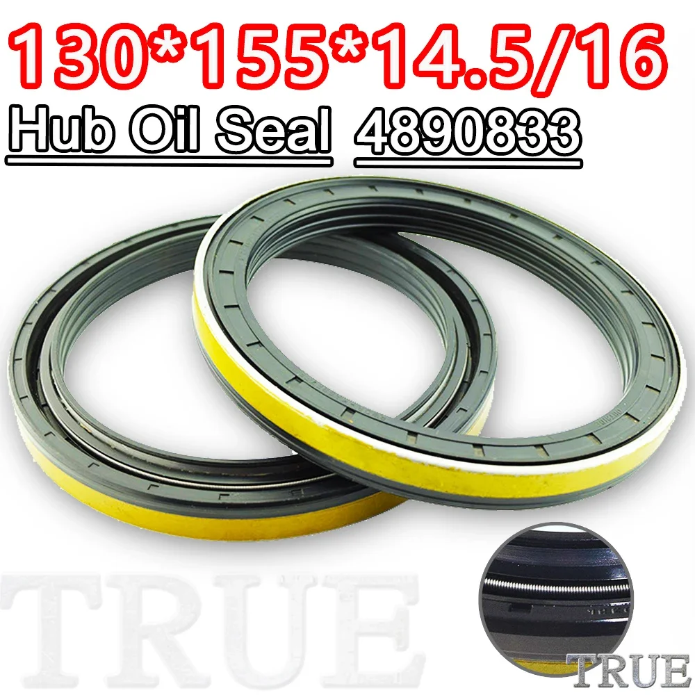 

Hub Oil Seal 130*155*14.5/16 For Tractor Cat 4890833 130X155X14.5/16 Set Pack ISO 9001:2008 Shaft Motor FKM Combined Cartridge