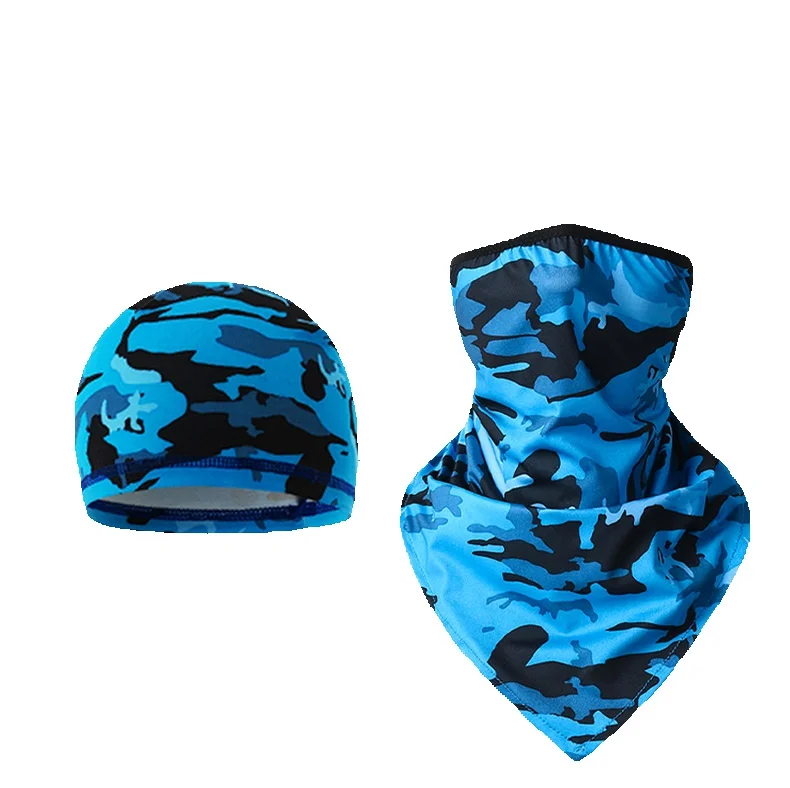 Multi functional magic face towel for outdoor cycling, sun protection, ice silk sleeves, seamless combination, moisture_voghion.com