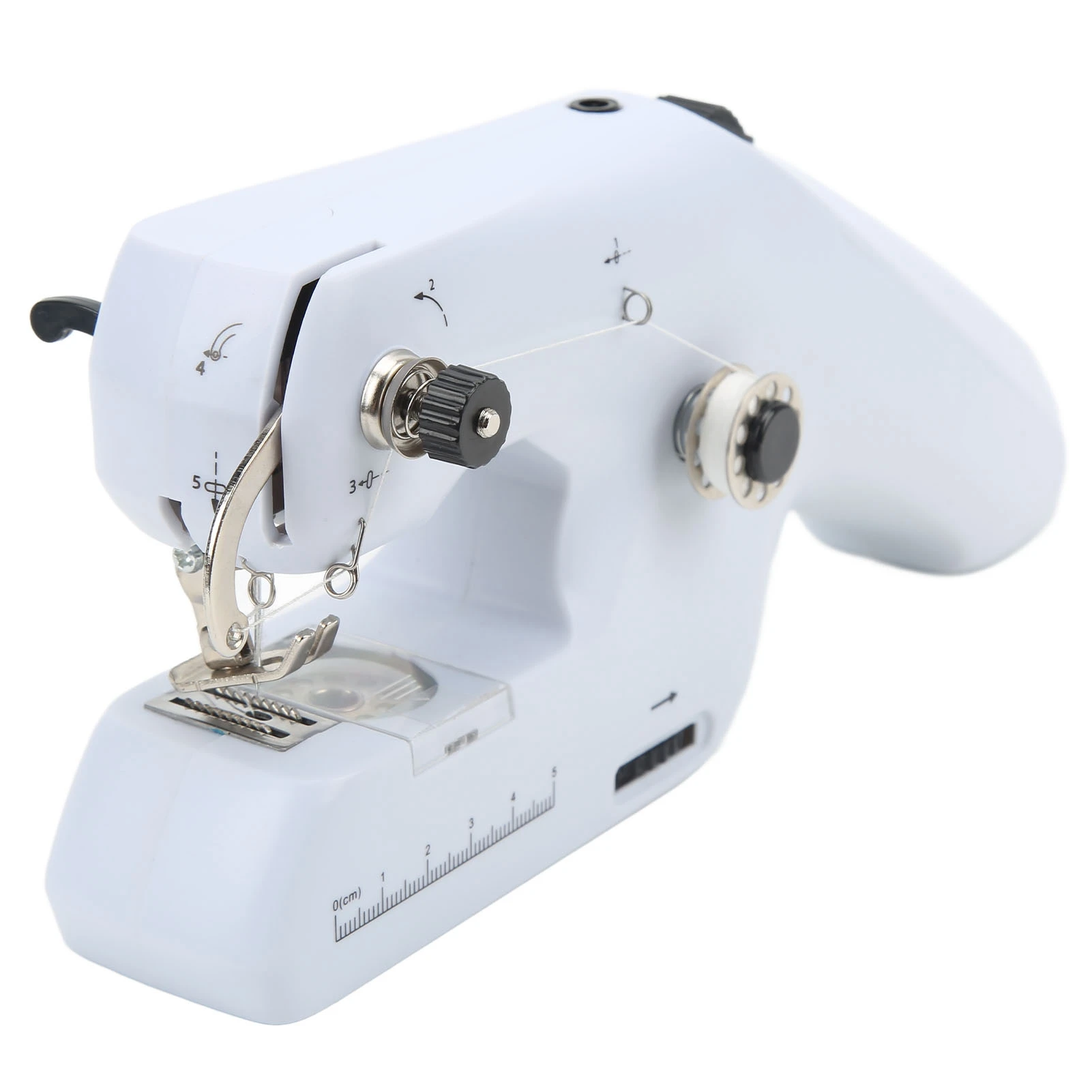 ZDML-6 Handheld Sewing Machine Portable Electric Dual Line Sewing Machine with Ergonomic Handle Sewing Machine 3