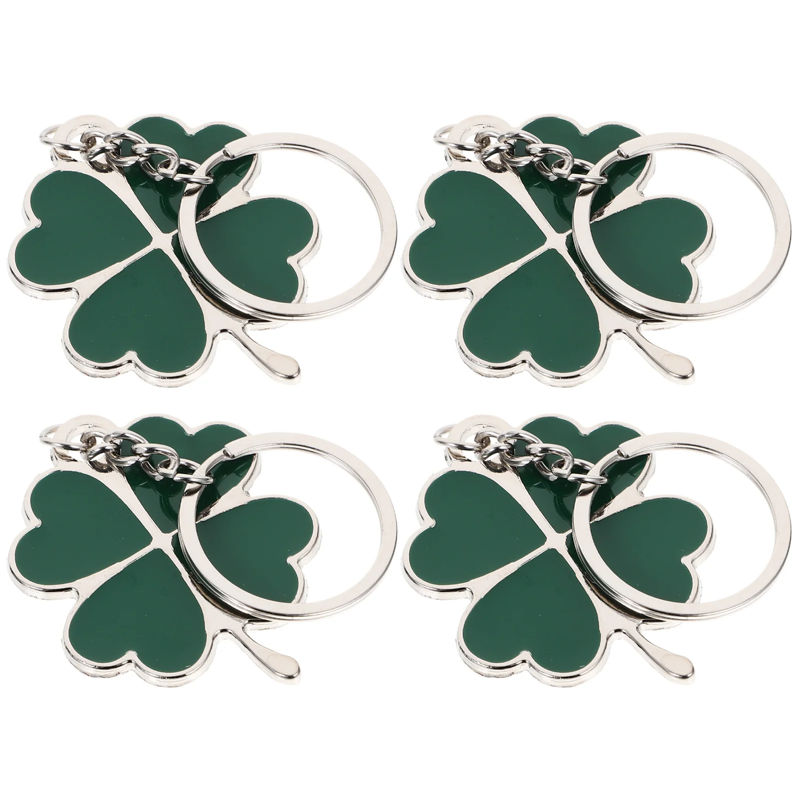 

4 Pcs Rabbit Miss Gifts for Stocking Stuffers St Patricks Day Pendant Keychain