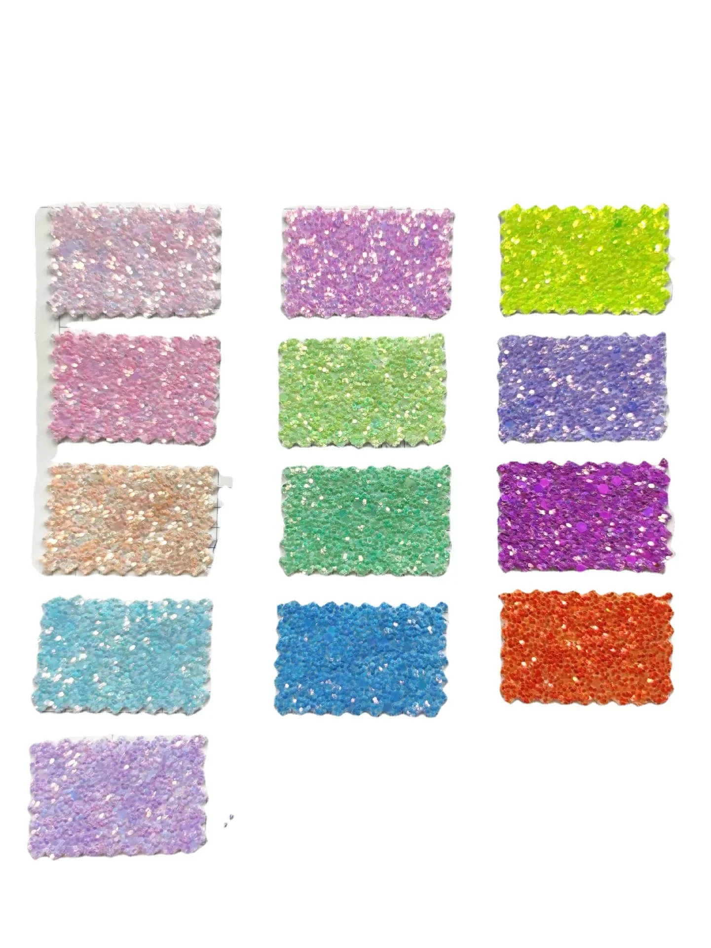 Shiny Glitter Leather Fabric Jewelry Decoration Stage Bag Handbag Women's Fashion Accessories Pure Color Golden Powder Flash