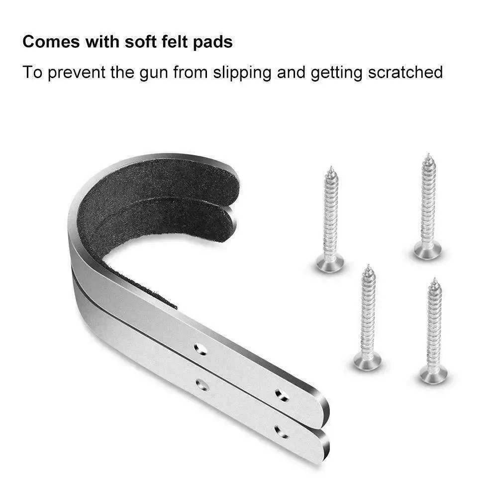 رف بندقية مثبت على الحائط بنادق معدنية خطاف بندقية...