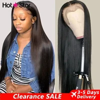 HD Lace Front Human Hair Wigs Straight 13x4 13x6 Transparent Lace Frontal Human Hair Wigs Pre Plucked HD Lace Wigs For Women 1