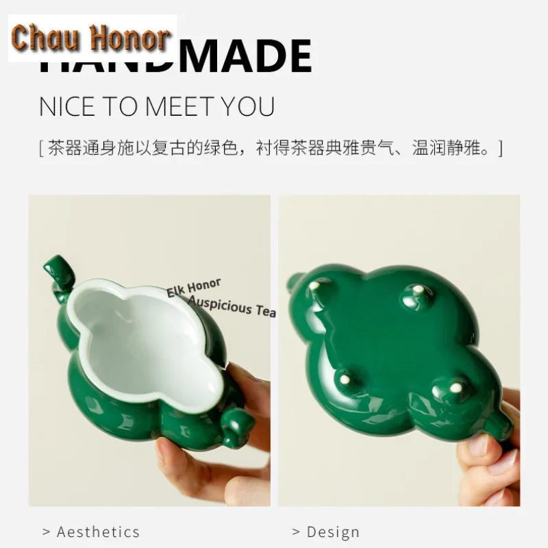 Emerald Green Ceramic Incense Holder Boutique Incense Waterfall Incense Burners Consecrate Censer Yoga Supplies Ornaments Gift