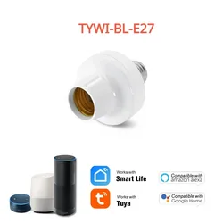 Smart WiFi Light Socket with Voice Control for Home Lighting Automation (WHITE)