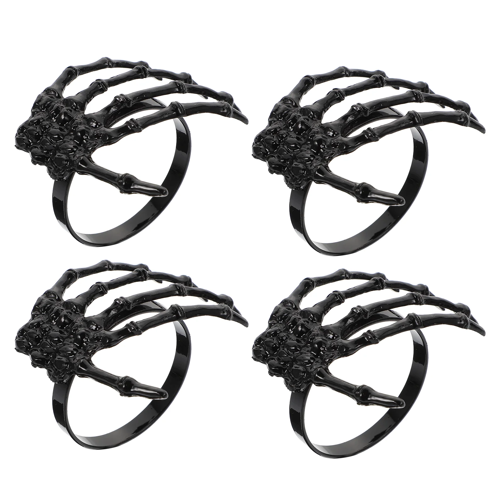 

Dining Napkin Rings Ghost Hand Buckle Adornos Para Mesa De Portable for Halloween