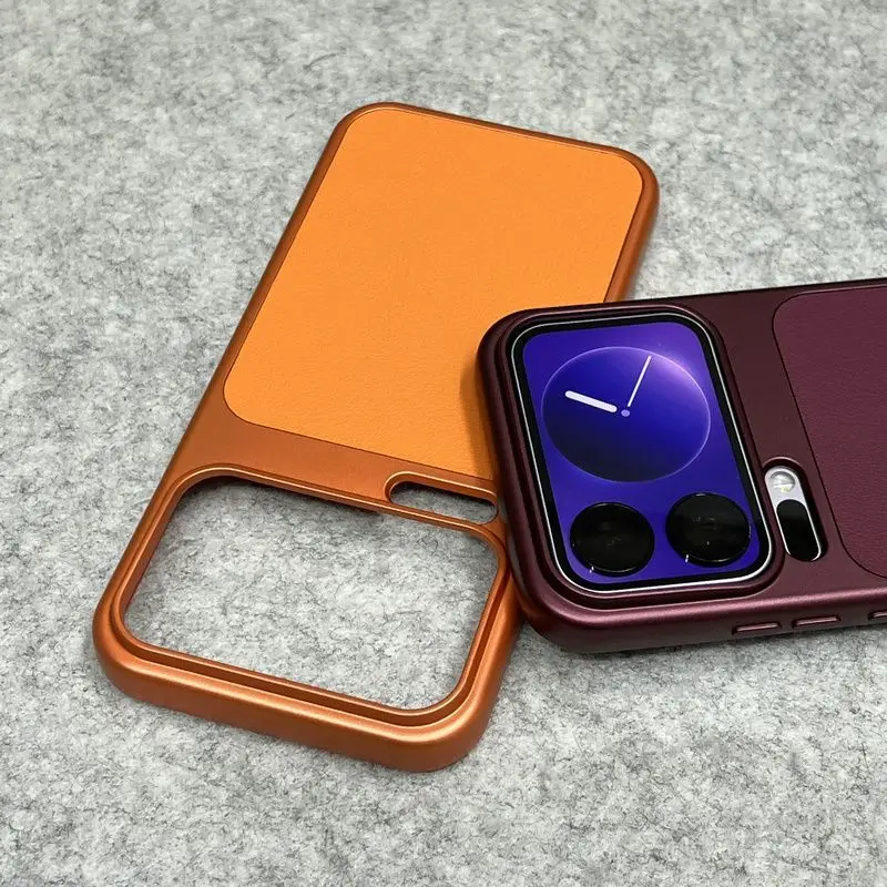 Premium Retro PU Leather Phone Case with Enhanced Camera Protection