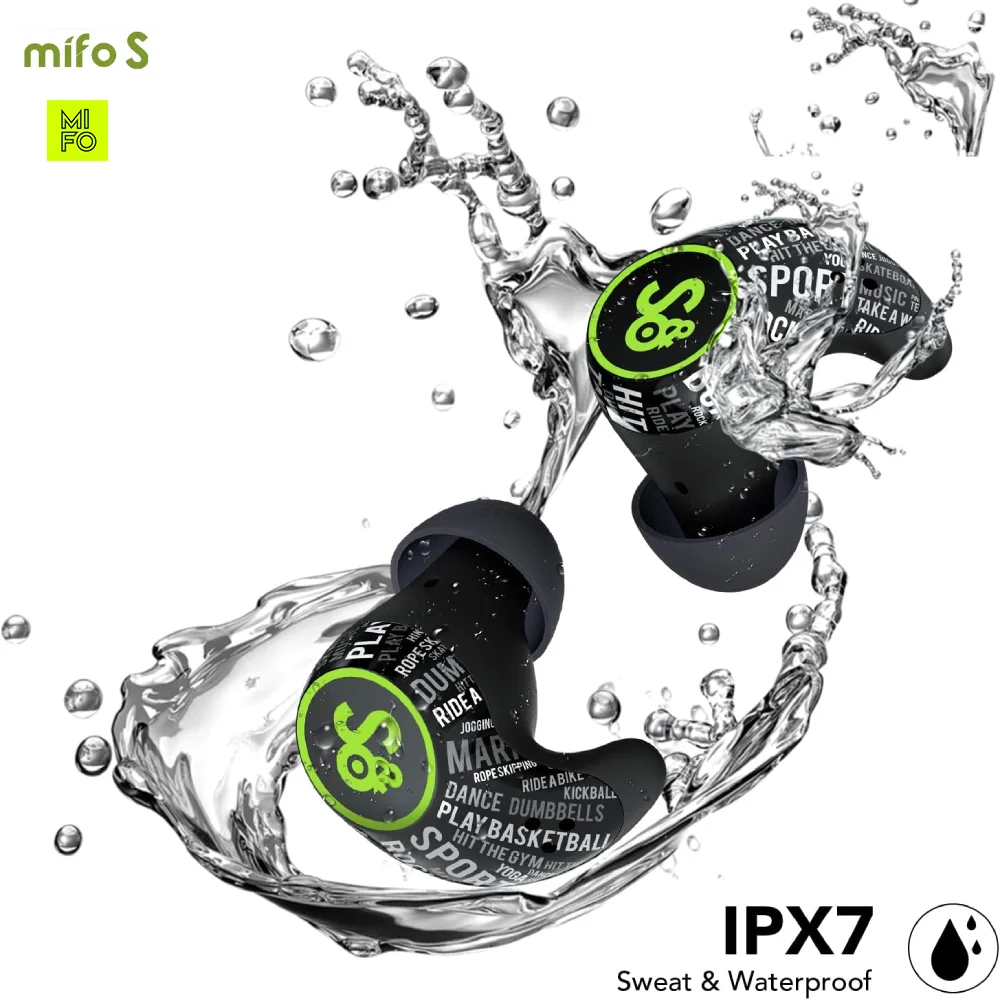S O By Mifo S True Wireless Headphones Active Noise Canceling Ipx7 Waterproof Bluetooth 5 2 Sport Earbuds With Charging Case Earphones Headphones Aliexpress
