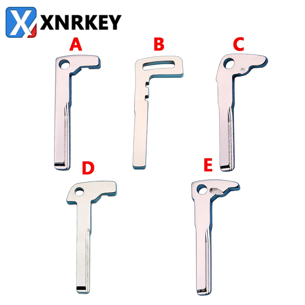 XNRKEY Replacement Smart Key Blade Blank Uncut Insert for Mercedes Benz C E S Class W203 W204 W211 W212 Auto Accessories remtekey 5pcs for mercedes benz w213 e class 2017 smart emergency key blade replacement uncut