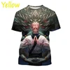 New Gojo Satoru and Itadoru Yuji 3D Print T-shirt Boy Causal Jujutsu Kaiju Graphic T Shirt Harajuku Street Tops Tees Clothing 5