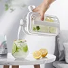 Ice Ball Kettle Ice Maker Mould with Lid Cube Mold Cubic Makers Container Trays for