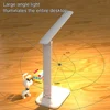 LED Desk Lamp 3 Color Dimmable Office Table Lamp with Clock Date Temperature Reading Light for Student Dormitory Bedroom Reading 5