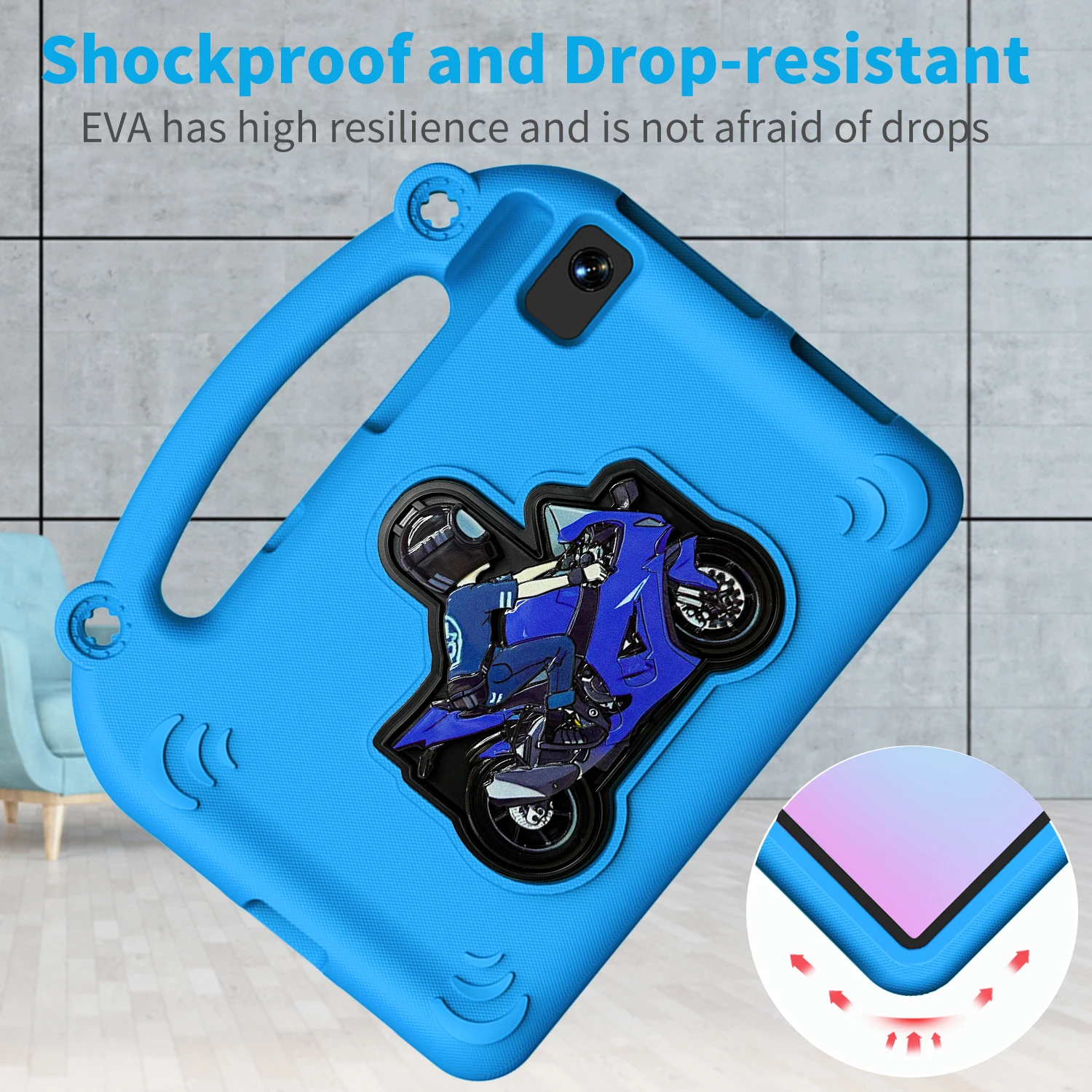 Durable Kids Tablet Case - Shockproof and Child-Friendly Design