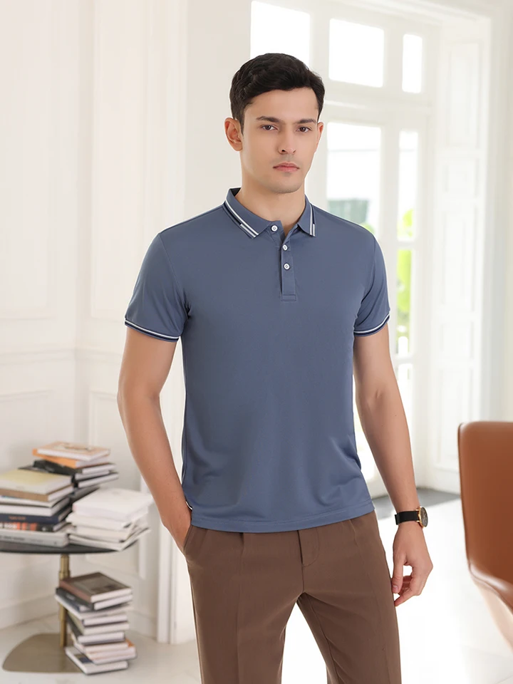Lacoste Polo Shirt Blue Slim Fit - Quality Shop