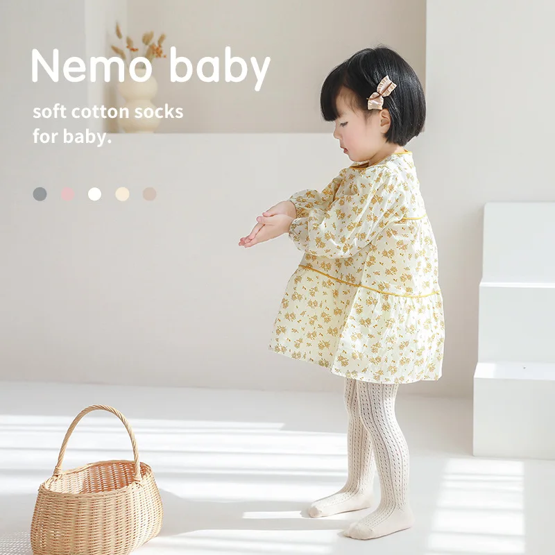 Summer Girls Tights Mesh Pantyhose for Kids Toddler Stocking Clothes for Newborns White Fishnet Pants Children Goods