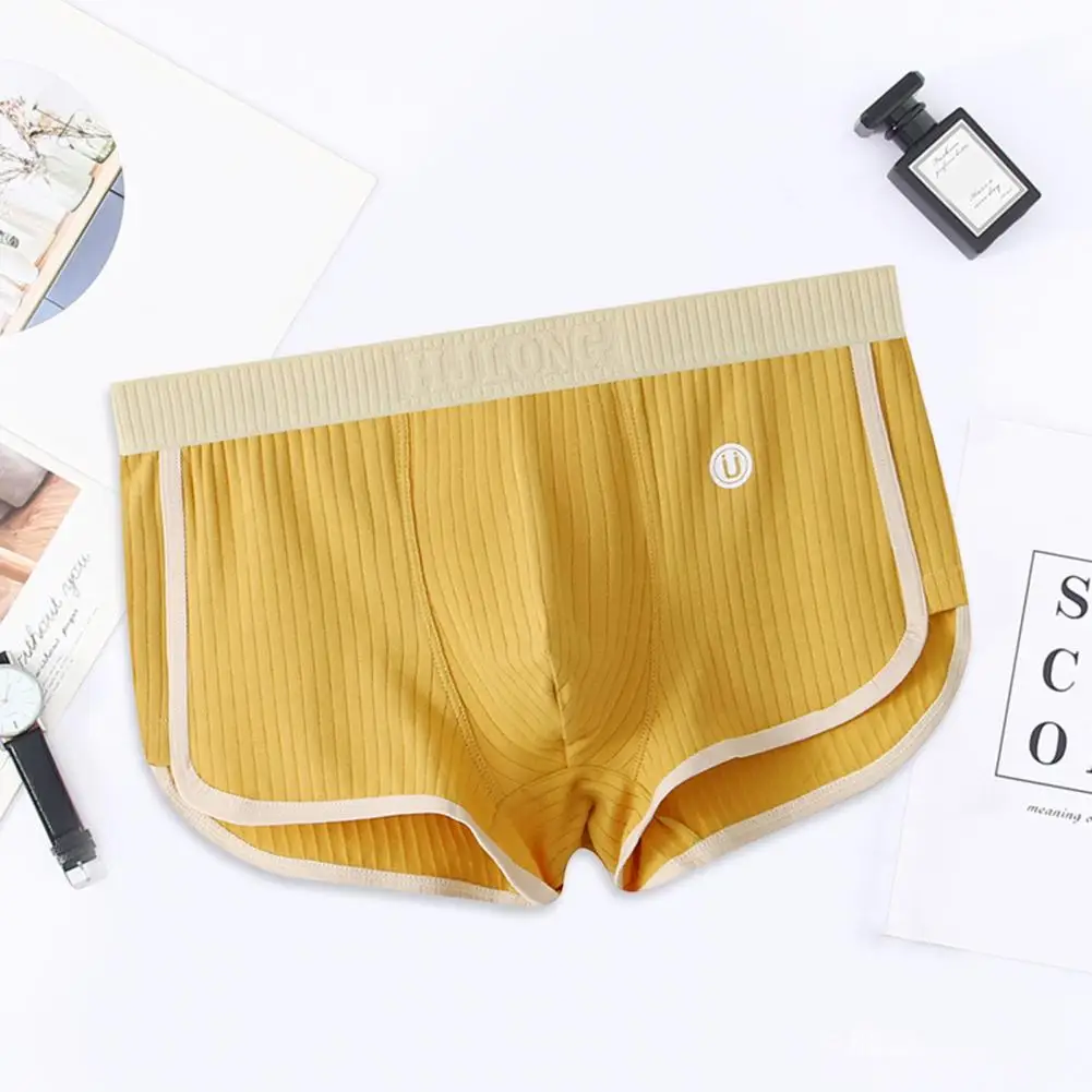 

Боксеры с принтом Мужские удобные хлопковые, Трусы-шорты с эластичным поясом для повседневной носки, мягкое нижнее белье со средней посадкой