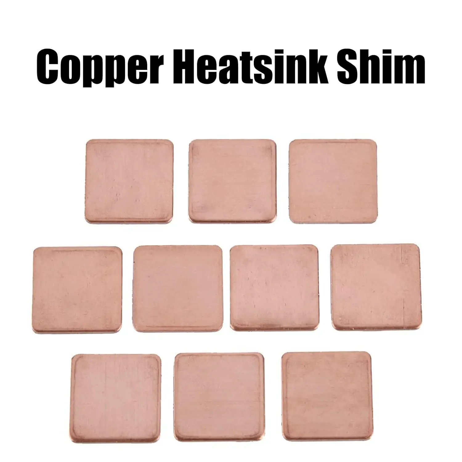 10-Pack Copper Heat Sink Thermal Pads for Efficient Cooling Solutions