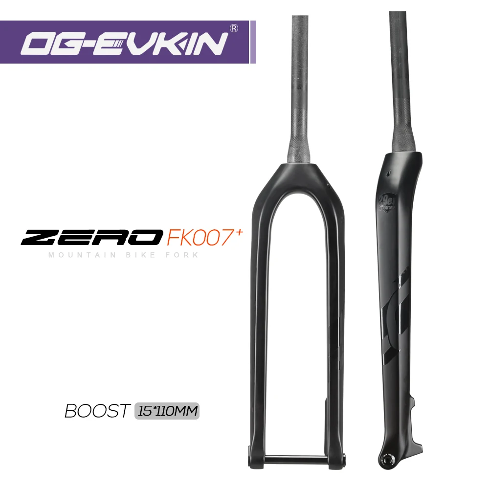 OGEVKIN FK007 29er Carbon Fork MTB Bicycle Front Fork XC 11/8"11/2