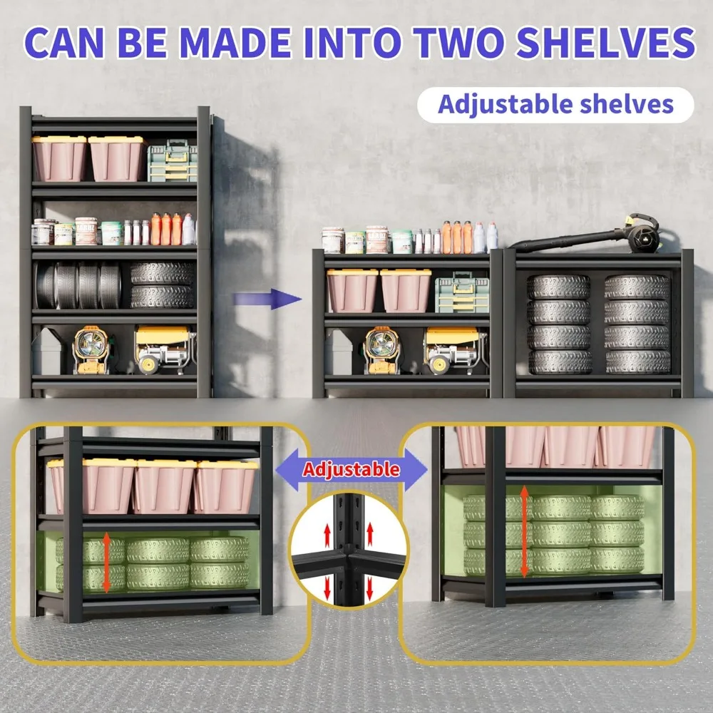 2 Set Garage Shelving Unit 6