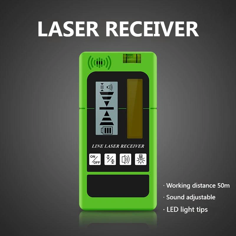 New-Lines-Laser-Receiver-Detector-for-Norm-Laser-Level-with-Pulse-Mode ...