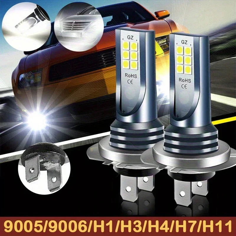 H7 LED Headlight Bulb Kit 12V 55W High Power Auto Fog Lamp