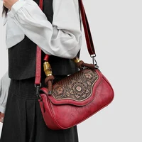 Sac à bandoulière rétro pour femmes, sac à main de haute qualité imprimé en 3D diagonale, classique bureau, pas trop grand ou trop petit sac de luxe 6