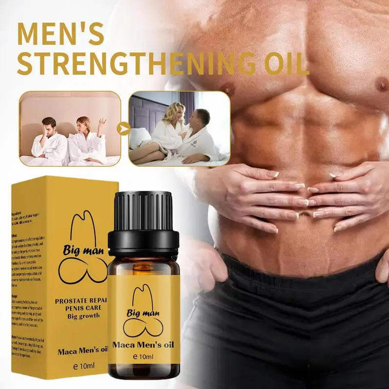 Penis Enlargement Oil Natural Men Maca Prostate Repair Penis Care Prevents Premature Ejaculation Oil 60 Minutes Erection Fast penis enlargement oil