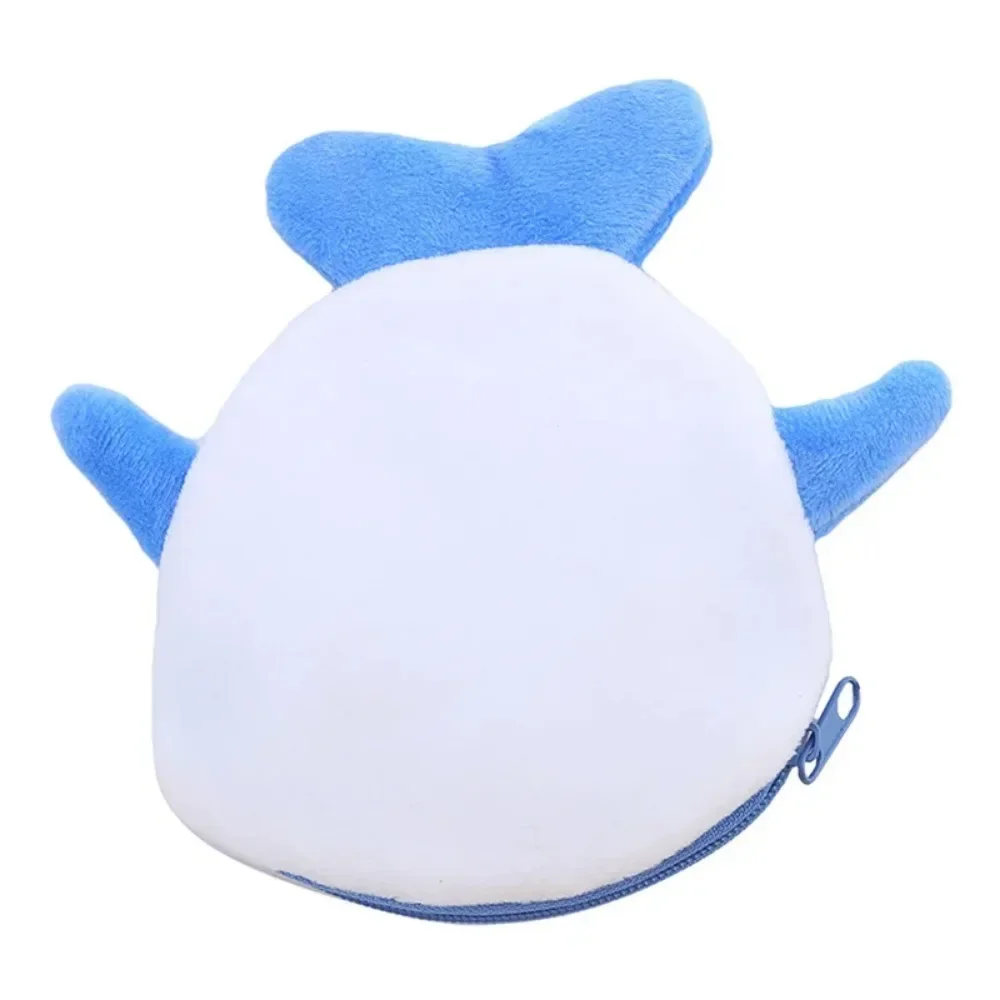 Whale Shark Kawaii Coin Purse, Plush Cartoon Organizer Pouch with Zipper for Keys Earphones, Kids Gift Portable Storage Bag 지갑