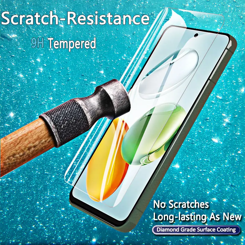 Premium Tempered Glass Screen Protectors (1-4 Pack) - Crystal Clear 9H Hardness, Anti-Scratch, Case Friendly, Anti-Fingerprint