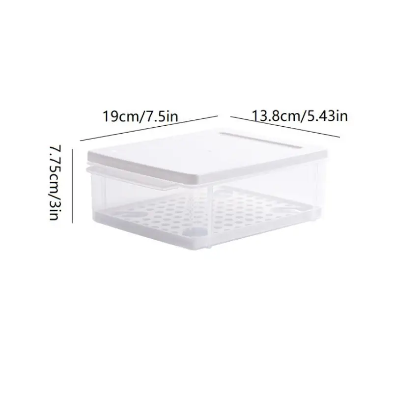 תיבת אחסון קופסאות לחם מטבח מפזר קופסאות לחם אפייה קופסאות לחם עוגה קופסאות אטומות למקרר מטבח שקוף