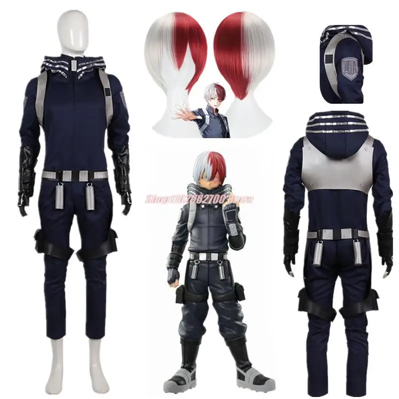 

Todoroki Shoto Cosplay Costumes Anime My Hero Academia Role Play Uniform Outfits Halloween Carnival Suit Show Carnival Men Role