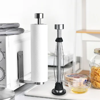 Magnetic Paper Towel Holder – No-Punch Kitchen Roll Rack 1