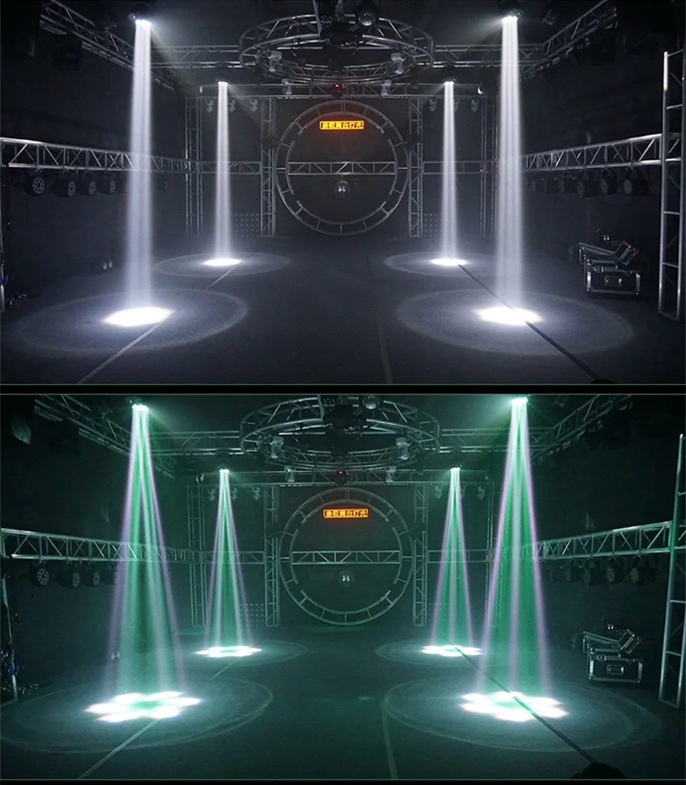 6x15W RGBW Moving Head Laser Light Led 4in1 Bee Eyes Stage Wash Beam Lights 18/2
