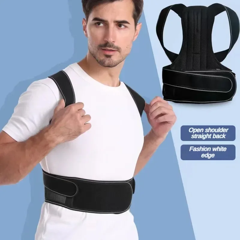 Invisible Breathable Posture Correction Belt Back Support Sitting Posture Trainer Correcting Bra for Healthy Spine Alignment 2