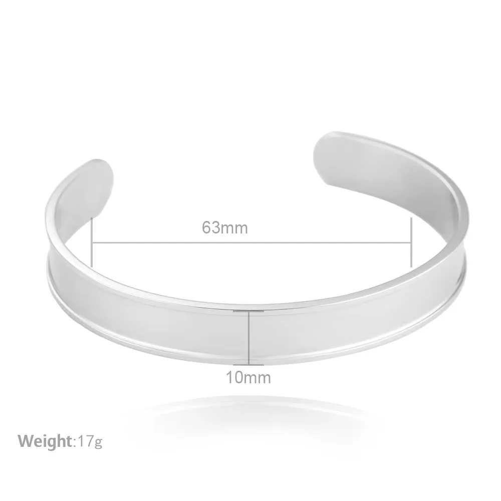 Fashion Cuff Adjustable Bangles Unisex Stainless Steel Bracelet CN(Origin) bangle bracelet stainless steel bracelet
