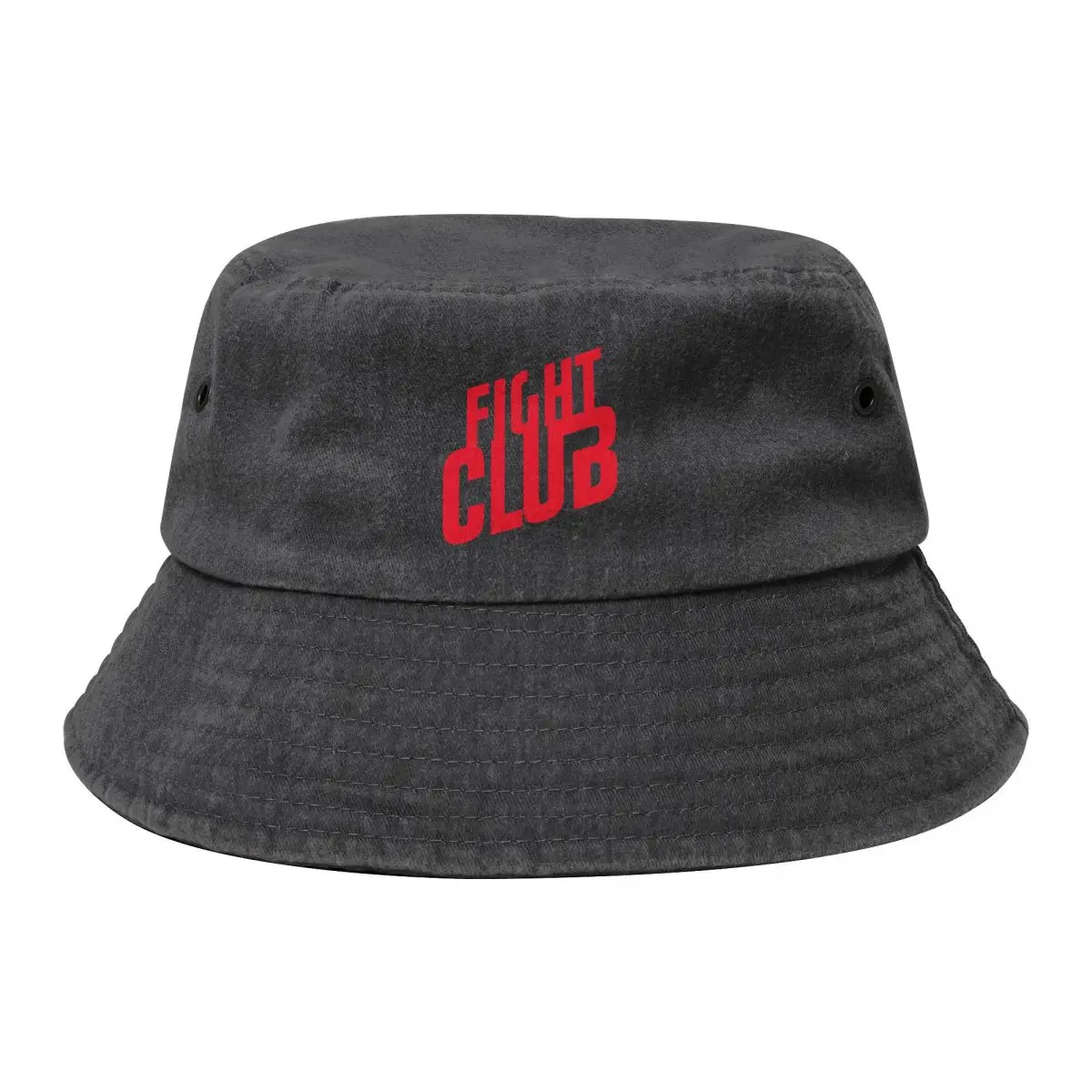 

Fight Club Logo Cowboy Denim Fisherman Hat With Printing