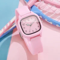 Fashion Square Women Quartz Watch Casual Silicone Band Ladies Wristwatch for Girls Clock Reloj Mujer 6