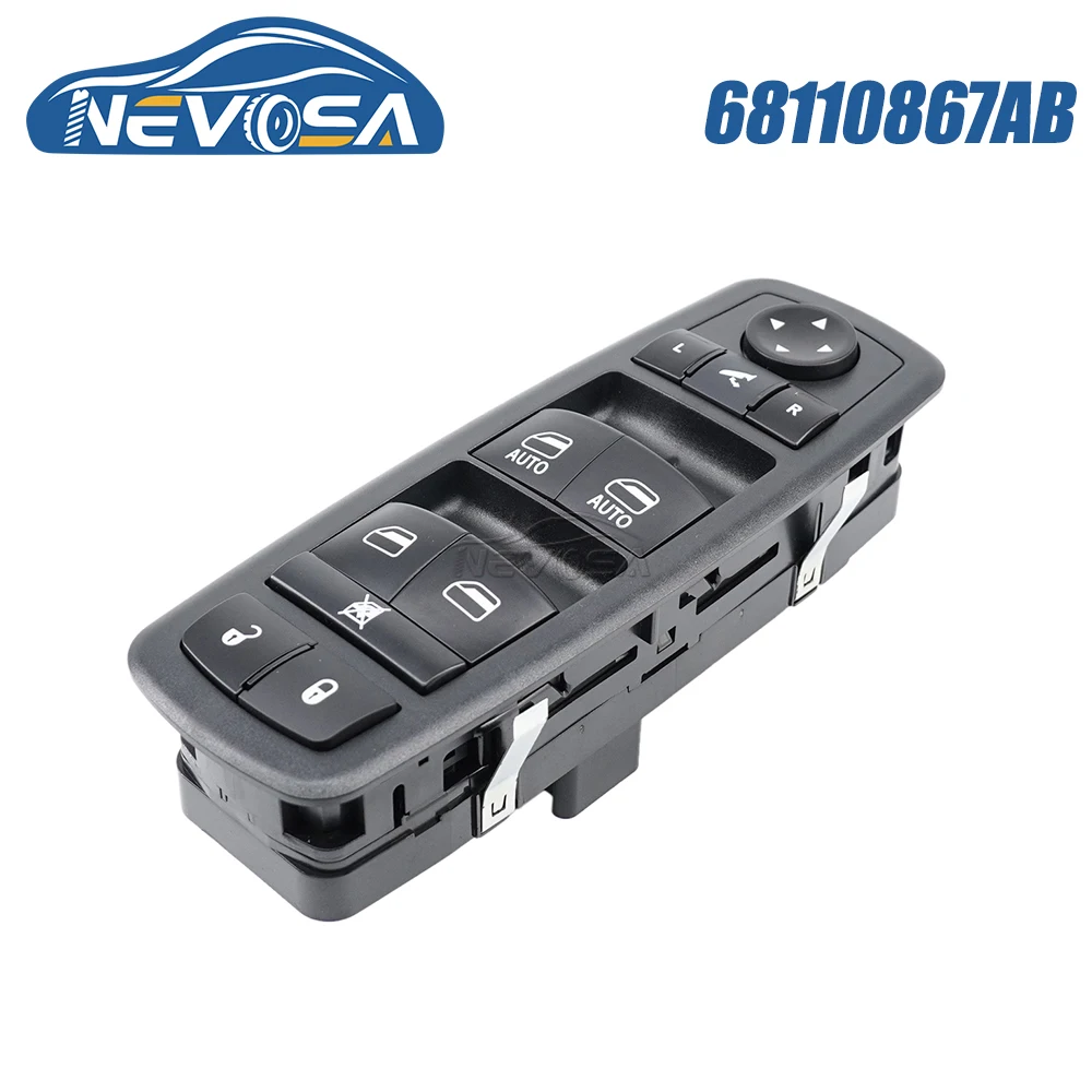 

NEVOSA 68110867AB For Dodge Ram 1500 2500 3500 Grand Caravan Chrysler Town & Country Auto Car Master Window Lifter Switch Button