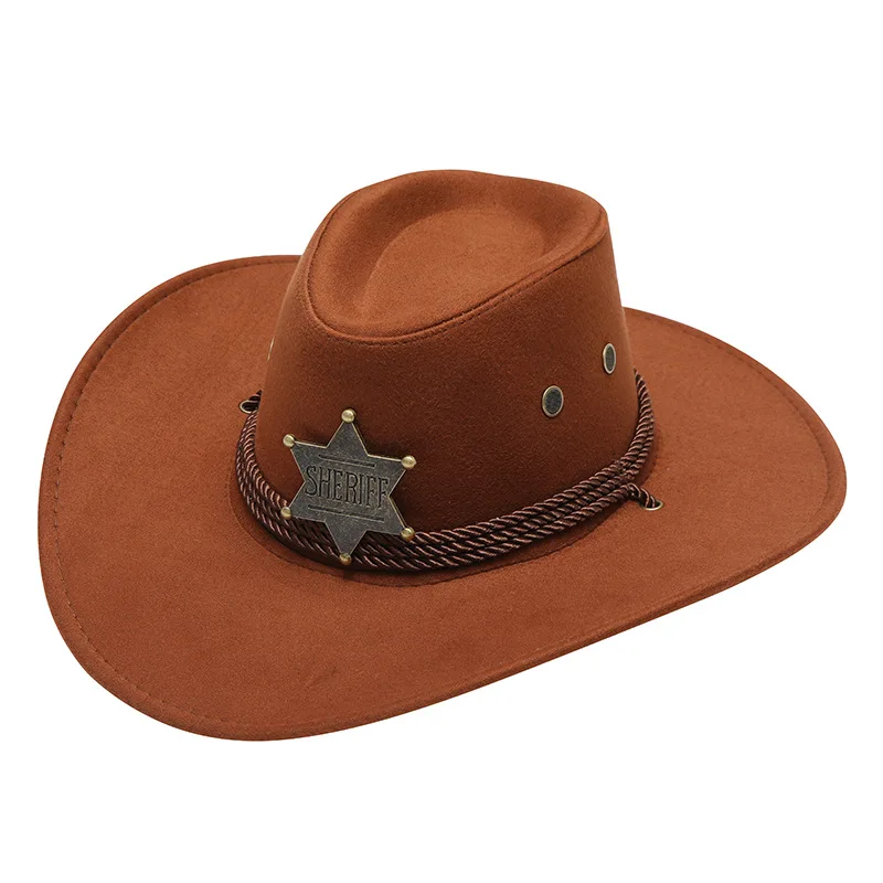 Solid color hand-woven cowboy hat Hollow design Outdoor Beach Vacation Sun Hat outdoor hiking hat women sun hat fishing sun hat