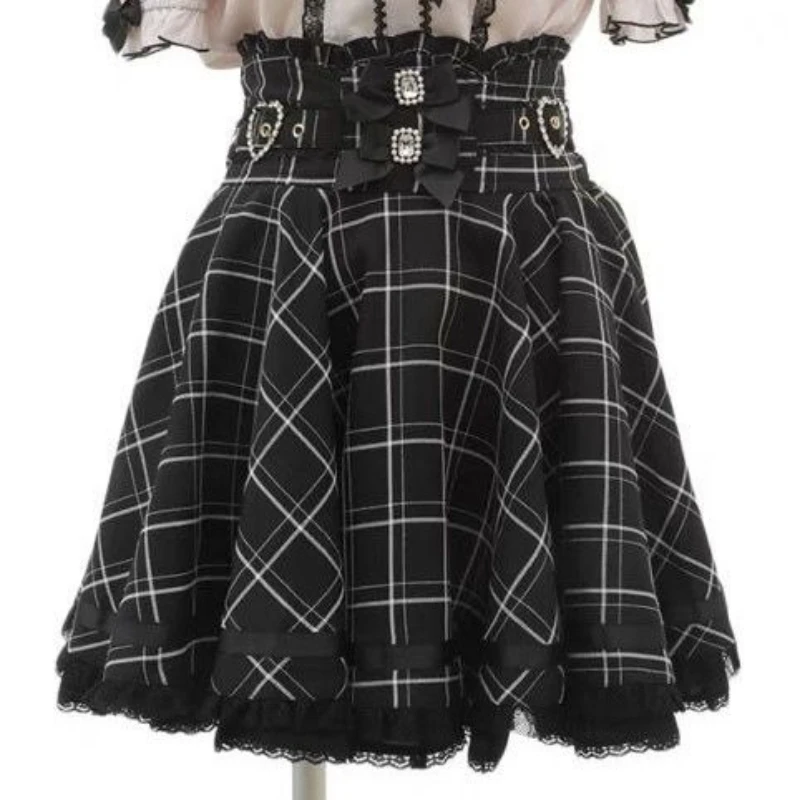 Sweet Lolita Style Girls Short Sleeve Top puff sleeve