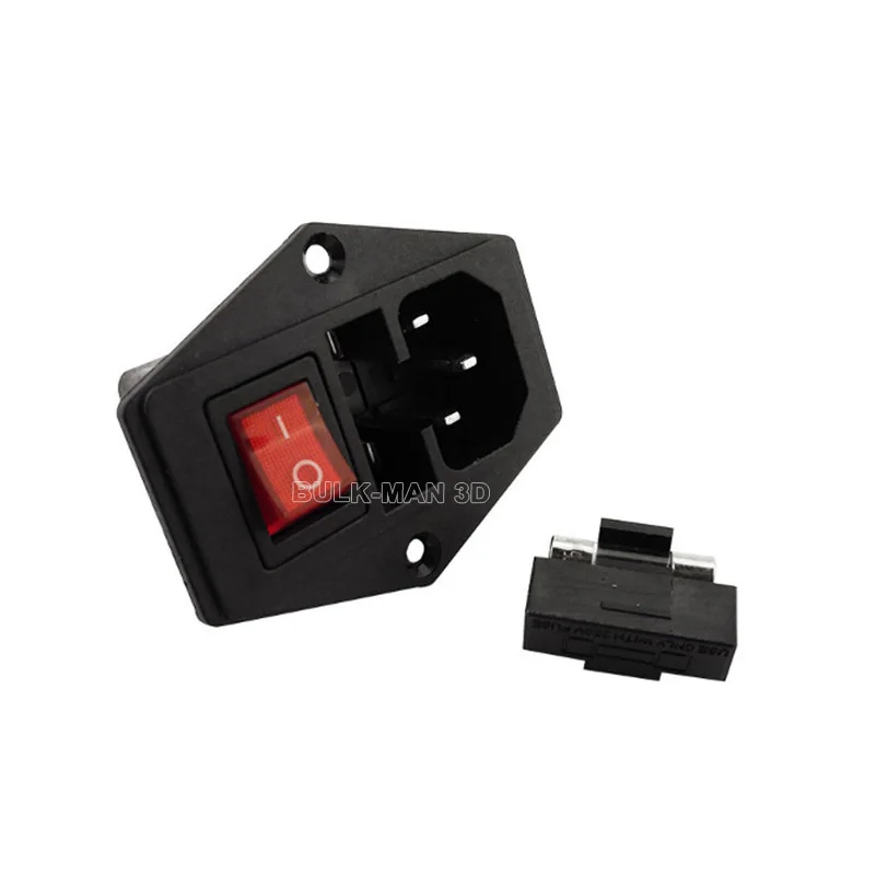 

IEC Power Socket with Fuse Holder AC 250V 10A